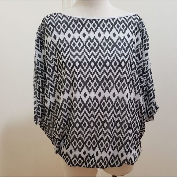 3for$20 poncho style blouse large